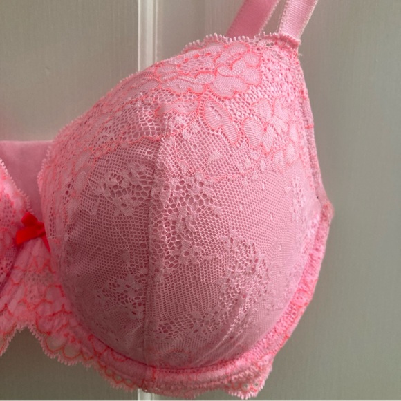 Victorias Secret Dream Angels Lace Demi 36DD Pink - Picture 2 of 8